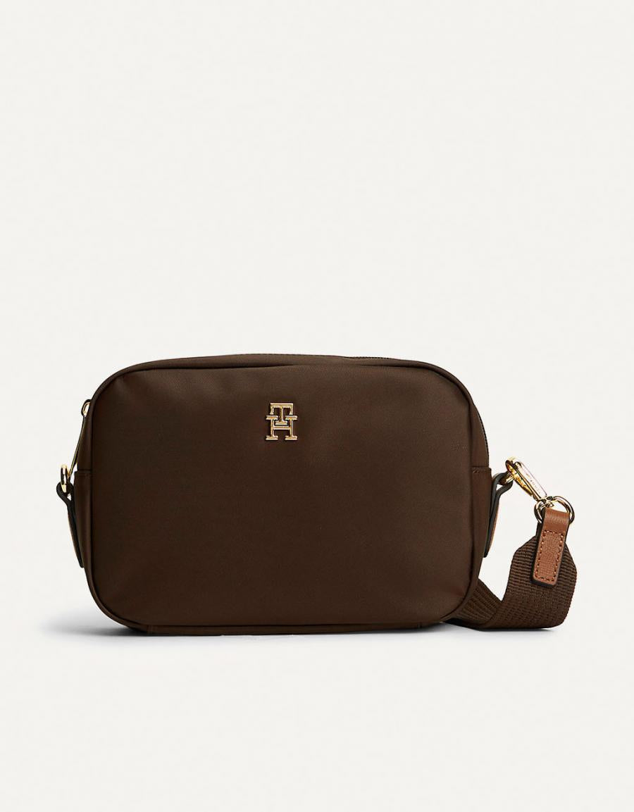 BANDOLERAS TOMMY HILFIGER CAMERA BAG BROWN AW0AW17704 en color Marron