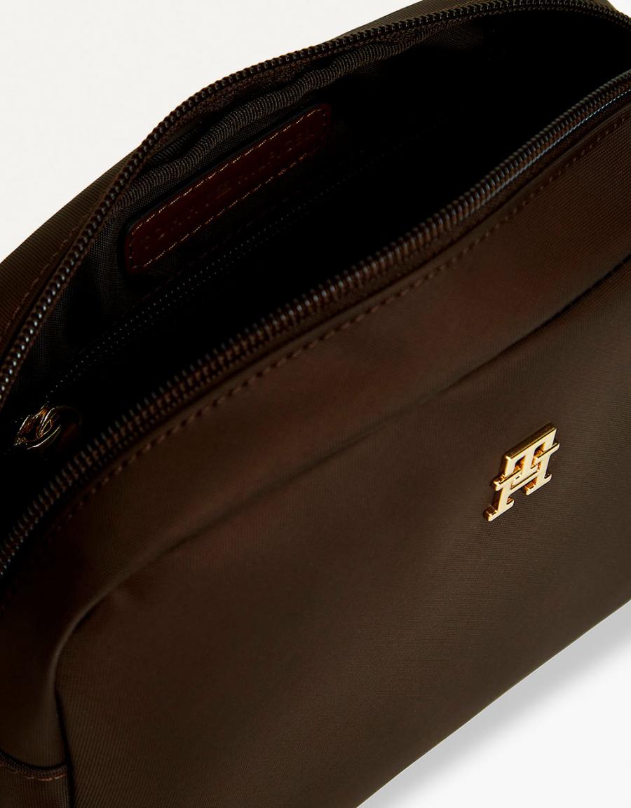 BANDOLERAS TOMMY HILFIGER CAMERA BAG BROWN AW0AW17704 en color Marron