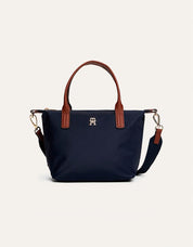 BOLSOS TOMMY HILFIGER MINI TOTE S.BLUE AW0AW17709 en color Marron