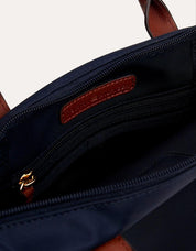 BOLSOS TOMMY HILFIGER MINI TOTE S.BLUE AW0AW17709 en color Marron