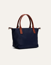 BOLSOS TOMMY HILFIGER MINI TOTE S.BLUE AW0AW17709 en color Marron