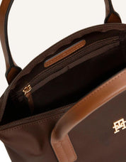 BOLSOS TOMMY HILFIGER MINI TOTE BROWN AW0AW17709 en color Marron