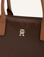 BOLSOS TOMMY HILFIGER MINI TOTE BROWN AW0AW17709 en color Marron