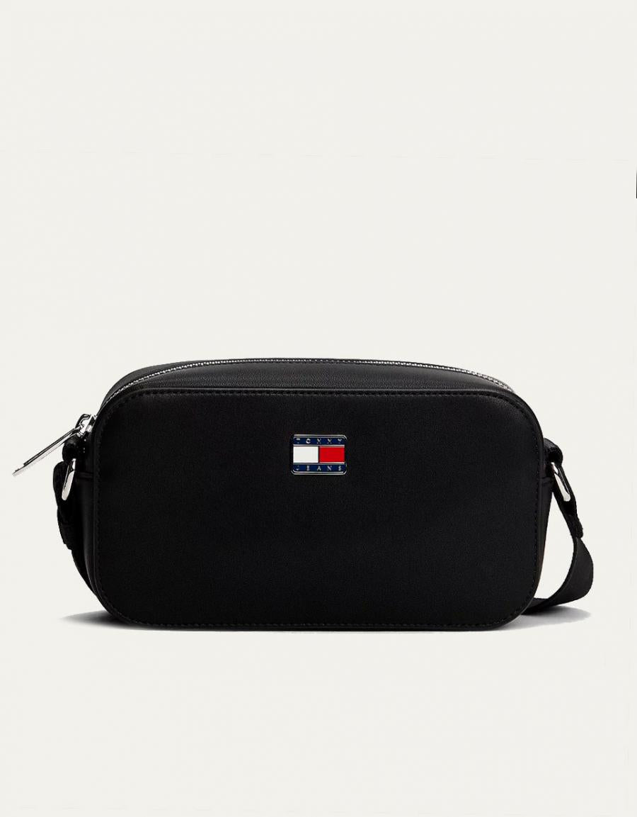 BOLSO TOMMY HILFIGER CROSSOVER BLACK AW0AW19042 en color Negro