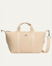 BOLSO TOMMY HILFIGER MINI TOTE WHITE CLAY AW0AW19044 en color Hielo