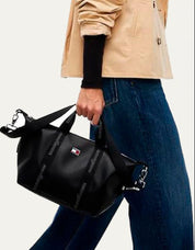 BOLSO TOMMY HILFIGER MINI TOTE BLACK AW0AW19044 en color Negro