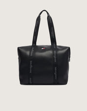 TOMMY HILFIGER ELEVATED TOTE BLACK AW0AW19046 91046