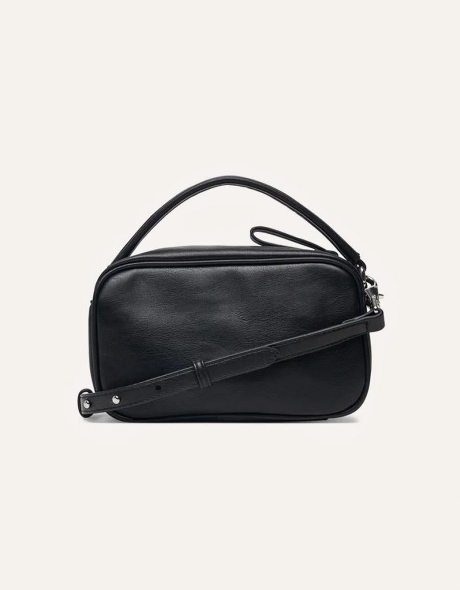 BOLSOS TOMMY HILFIGER CAMERA BAG BLACK AW0AW19053 en color Negro