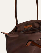 BOLSOS TOMMY HILFIGER WEST TOTE BROWN AW0AW19211 en color Marron