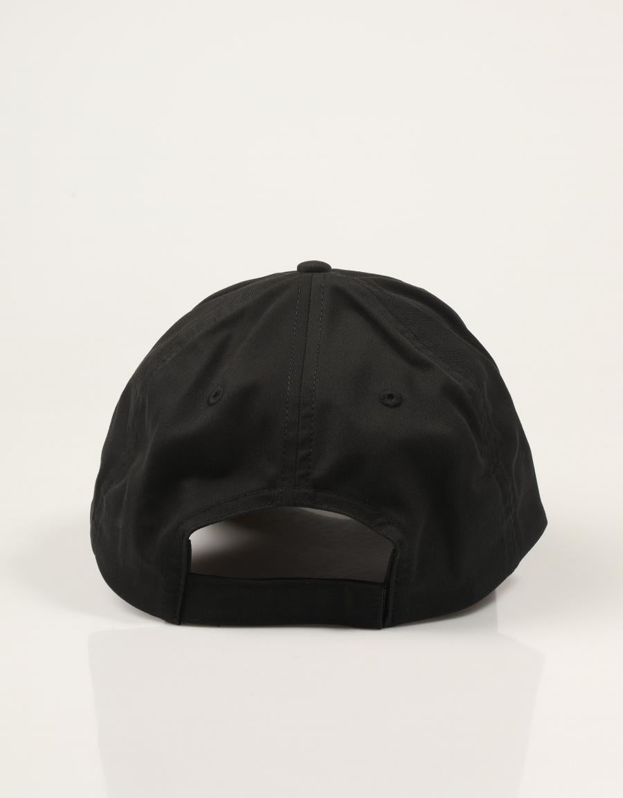 GORRA TOMMY HILFIGER LOGO CAP BLACK AM0AM12958 en color Negro