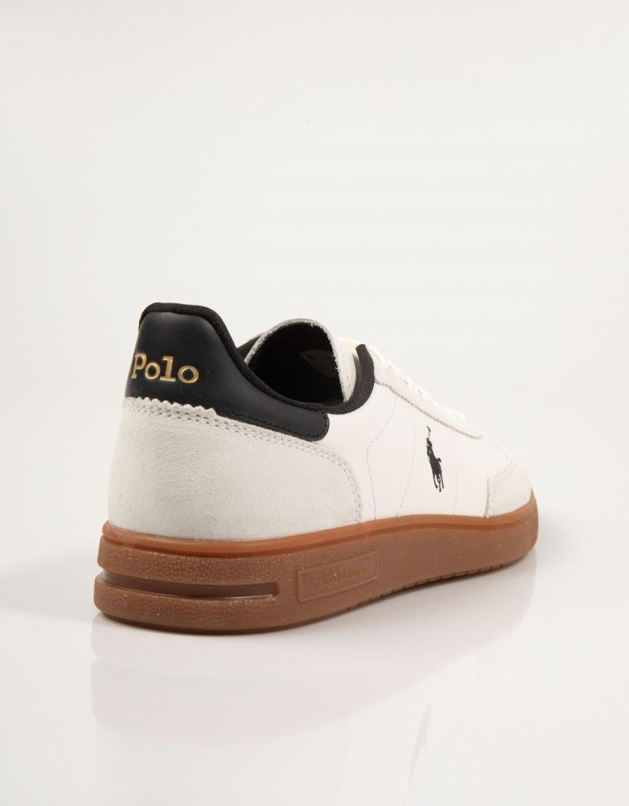 ZAPATILLAS POLO RALPH LAUREN BEDFORD WHITE/BLACK 809961181001 en color Blanco