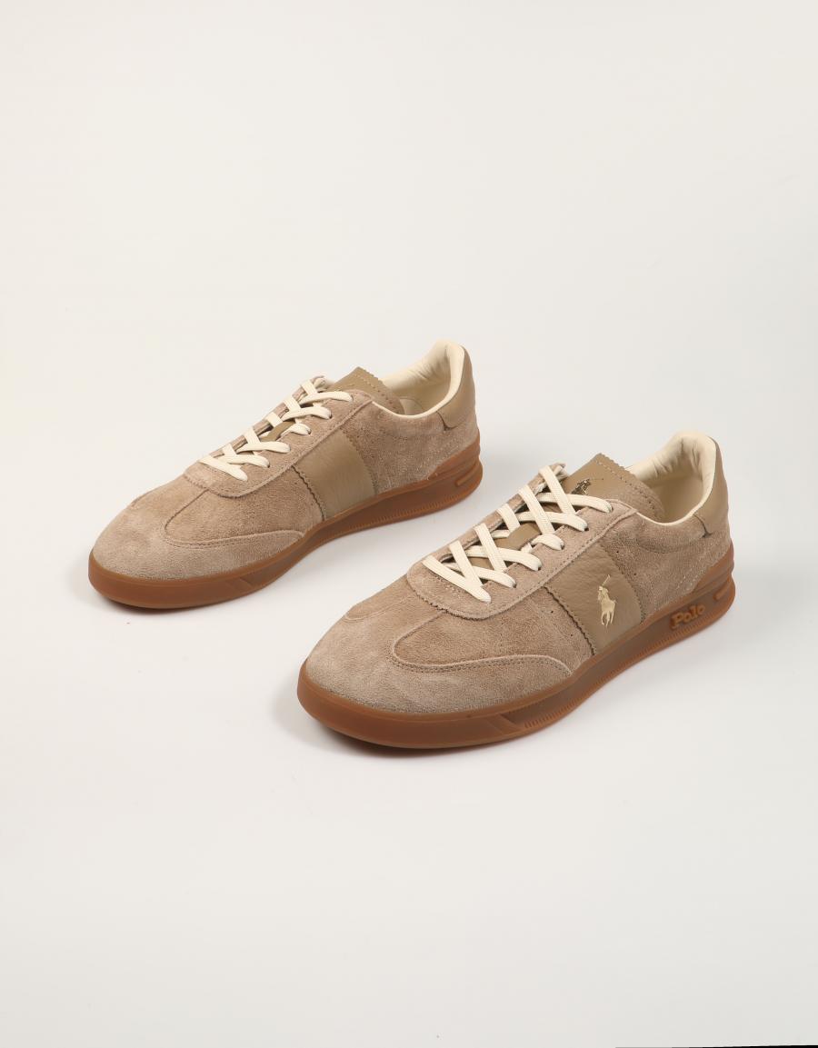 ZAPATILLAS POLO RALPH LAUREN HRT AERA DIRT BUCK 809978010002 en color Beige