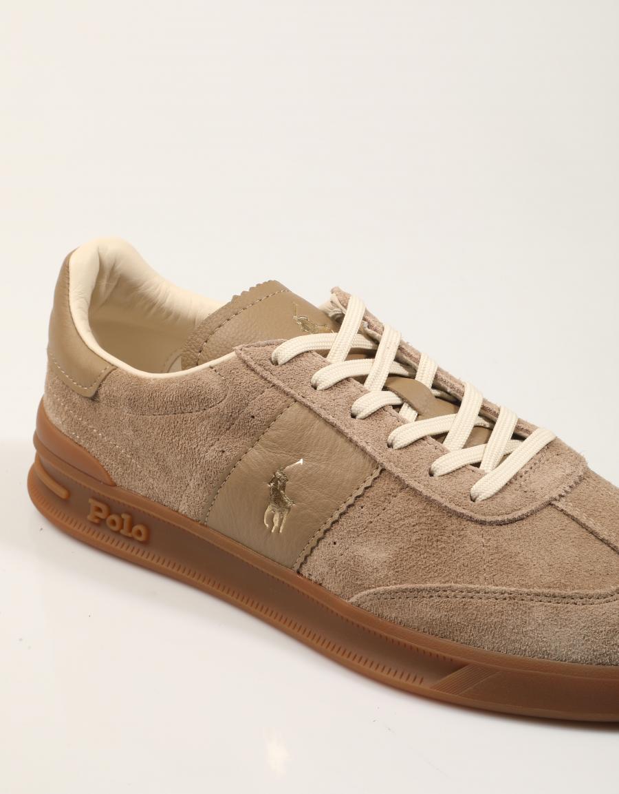ZAPATILLAS POLO RALPH LAUREN HRT AERA DIRT BUCK 809978010002 en color Beige