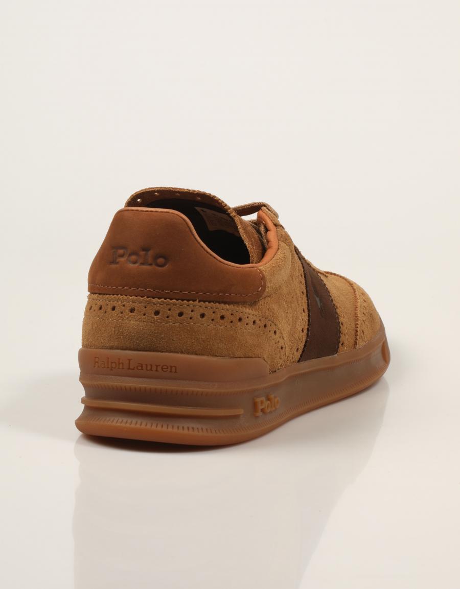 ZAPATILLAS POLO RALPH LAUREN HRT AERA DESERT TAN 809P15728001 en color Cuero