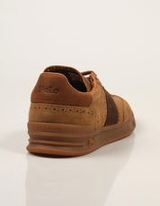 ZAPATILLAS POLO RALPH LAUREN HRT AERA DESERT TAN 809P15728001 en color Cuero