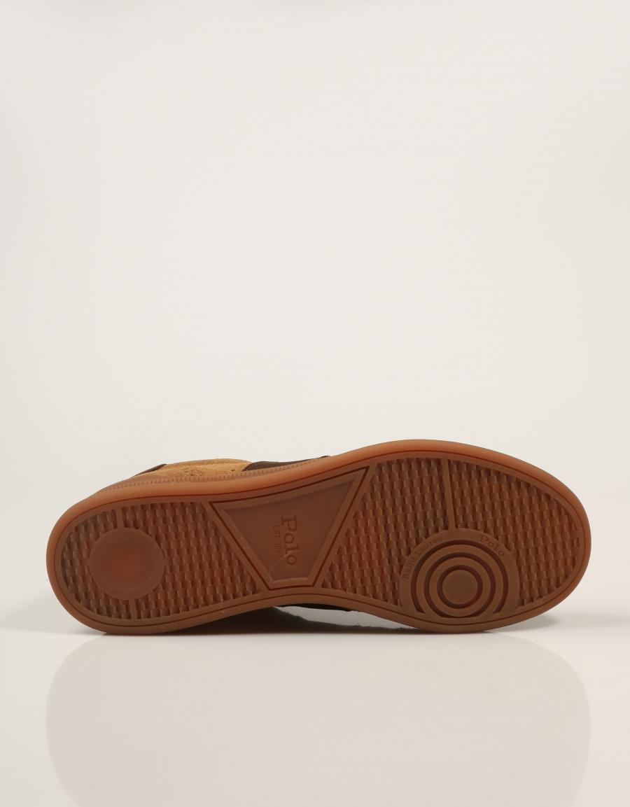 ZAPATILLAS POLO RALPH LAUREN HRT AERA DESERT TAN 809P15728001 en color Cuero