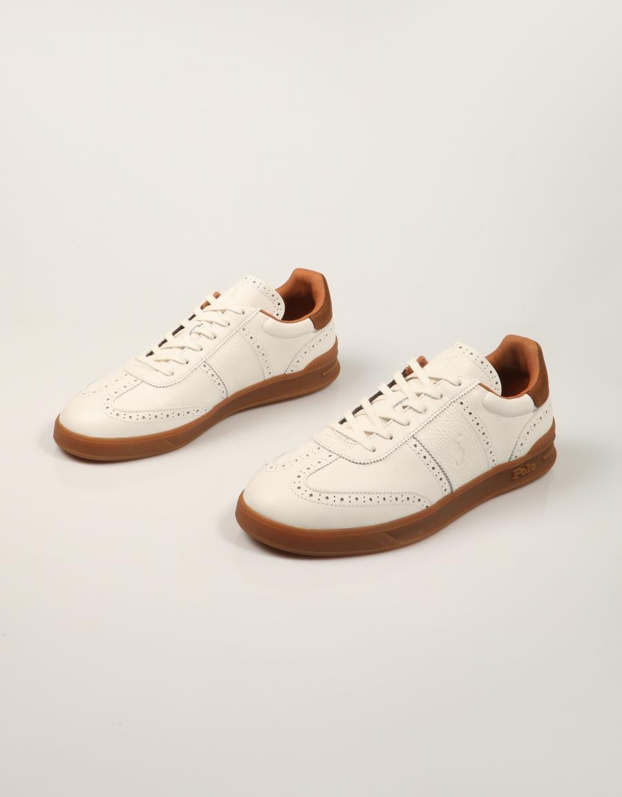 ZAPATILLAS POLO RALPH LAUREN HRT AERA WHITE  809P15727001 en color Blanco