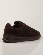 ZAPATILLAS POLO RALPH LAUREN HRT CRT III DRK CHOCOLATE 809P15744002 en color Marron