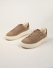 ZAPATILLAS POLO RALPH LAUREN RLITE COURT DIRTY BUCK 809P15729002 en color Taupe