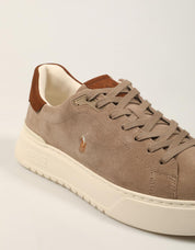 ZAPATILLAS POLO RALPH LAUREN RLITE COURT DIRTY BUCK 809P15729002 en color Taupe