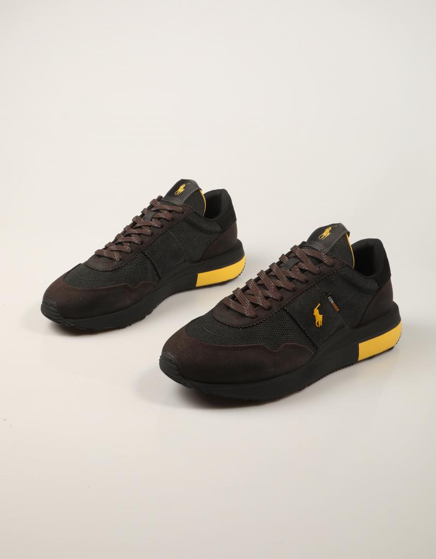 ZAPATILLAS POLO RALPH LAUREN TRAIN 89 BLACK 809P15710002 en color Negro