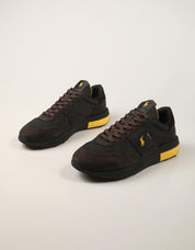 ZAPATILLAS POLO RALPH LAUREN TRAIN 89 BLACK 809P15710002 en color Negro