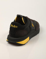 ZAPATILLAS POLO RALPH LAUREN TRAIN 89 BLACK 809P15710002 en color Negro