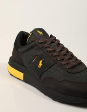 ZAPATILLAS POLO RALPH LAUREN TRAIN 89 BLACK 809P15710002 en color Negro