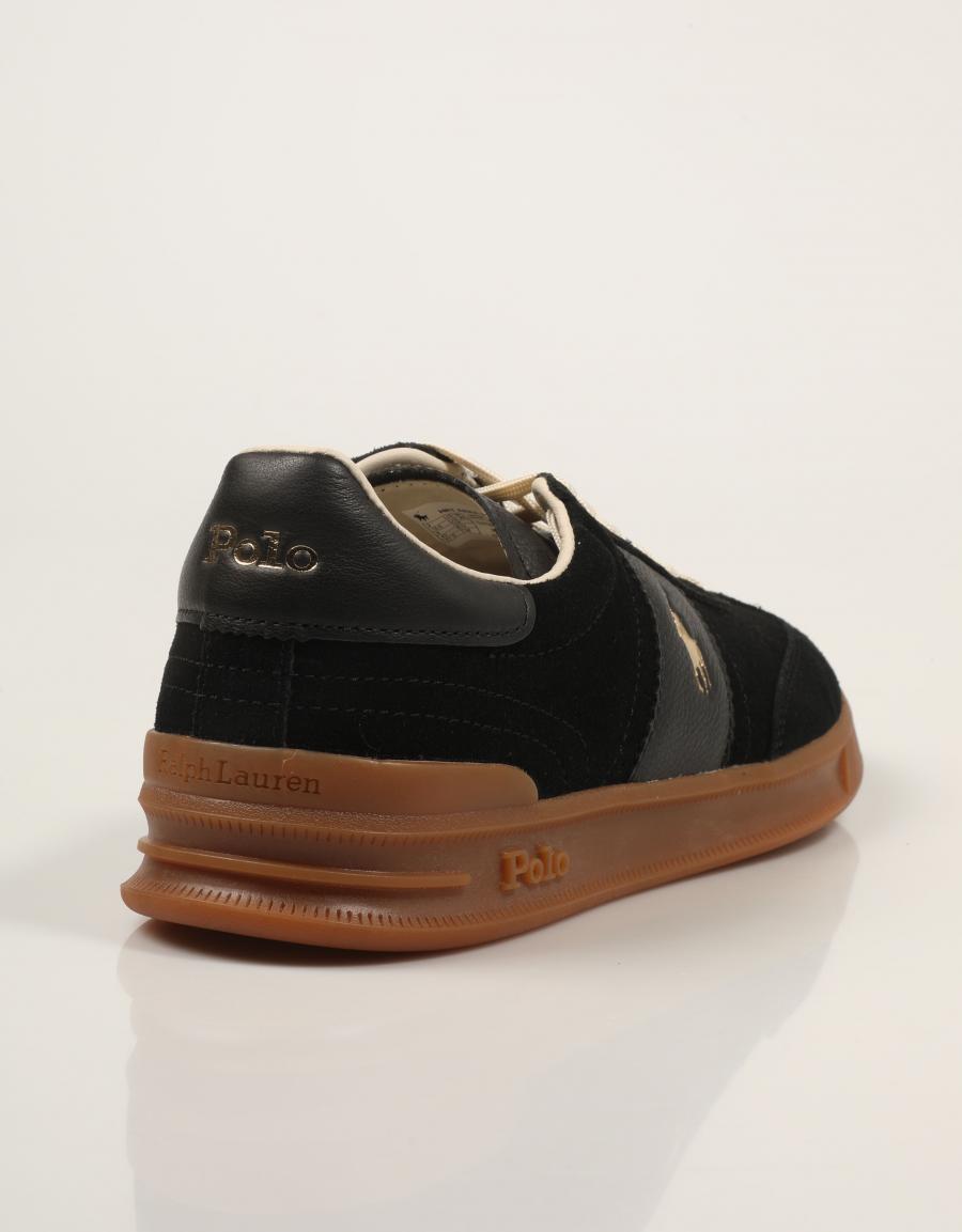 ZAPATILLAS POLO RALPH LAUREN HRT AERA BLACK 809978010001 en color Negro