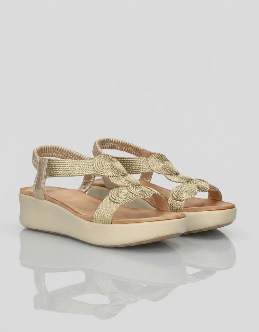 SANDALIAS EXE SANDALIA PINK GOLD en color Rosa