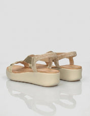 SANDALIAS EXE SANDALIA PINK GOLD en color Rosa