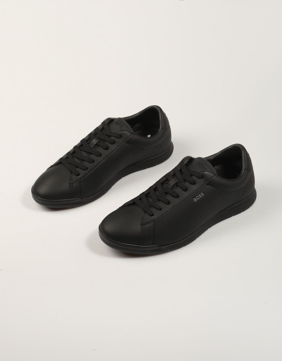 ZAPATILLAS BOSS NITAN LOW BLACK 50568470 en color Negro