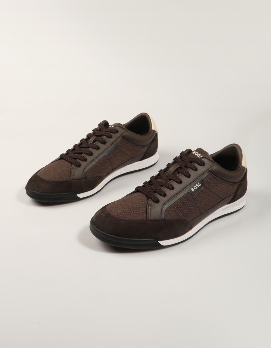 ZAPATILLAS BOSS NITAN DARK BROWN 50573552 en color Marron