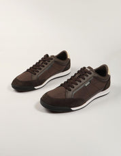 ZAPATILLAS BOSS NITAN DARK BROWN 50573552 en color Marron