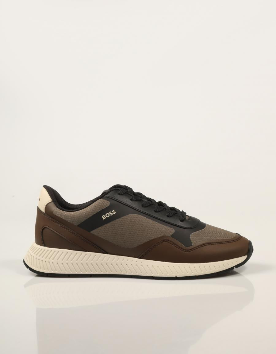 ZAPATILLAS BOSS TITANIUM RUNN BROWN 50573555 en color Marron
