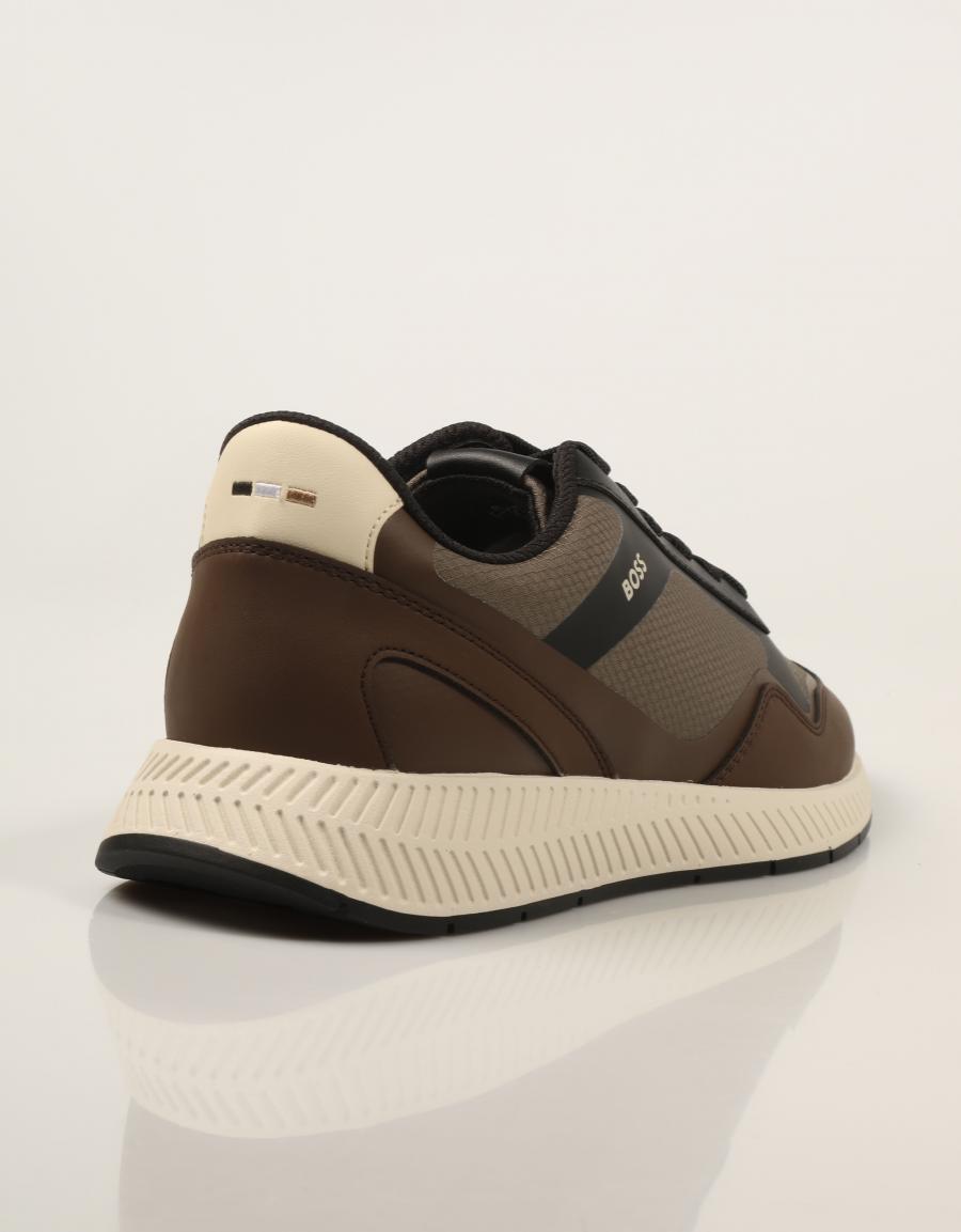ZAPATILLAS BOSS TITANIUM RUNN BROWN 50573555 en color Marron
