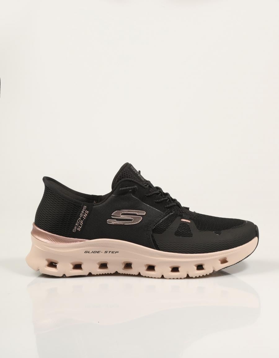 ZAPATILLAS SKECHERS SLIP INS GLIDE STEP BLACK 150438 en color Negro