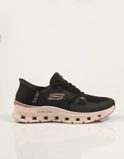 ZAPATILLAS SKECHERS SLIP INS GLIDE STEP BLACK 150438 en color Negro