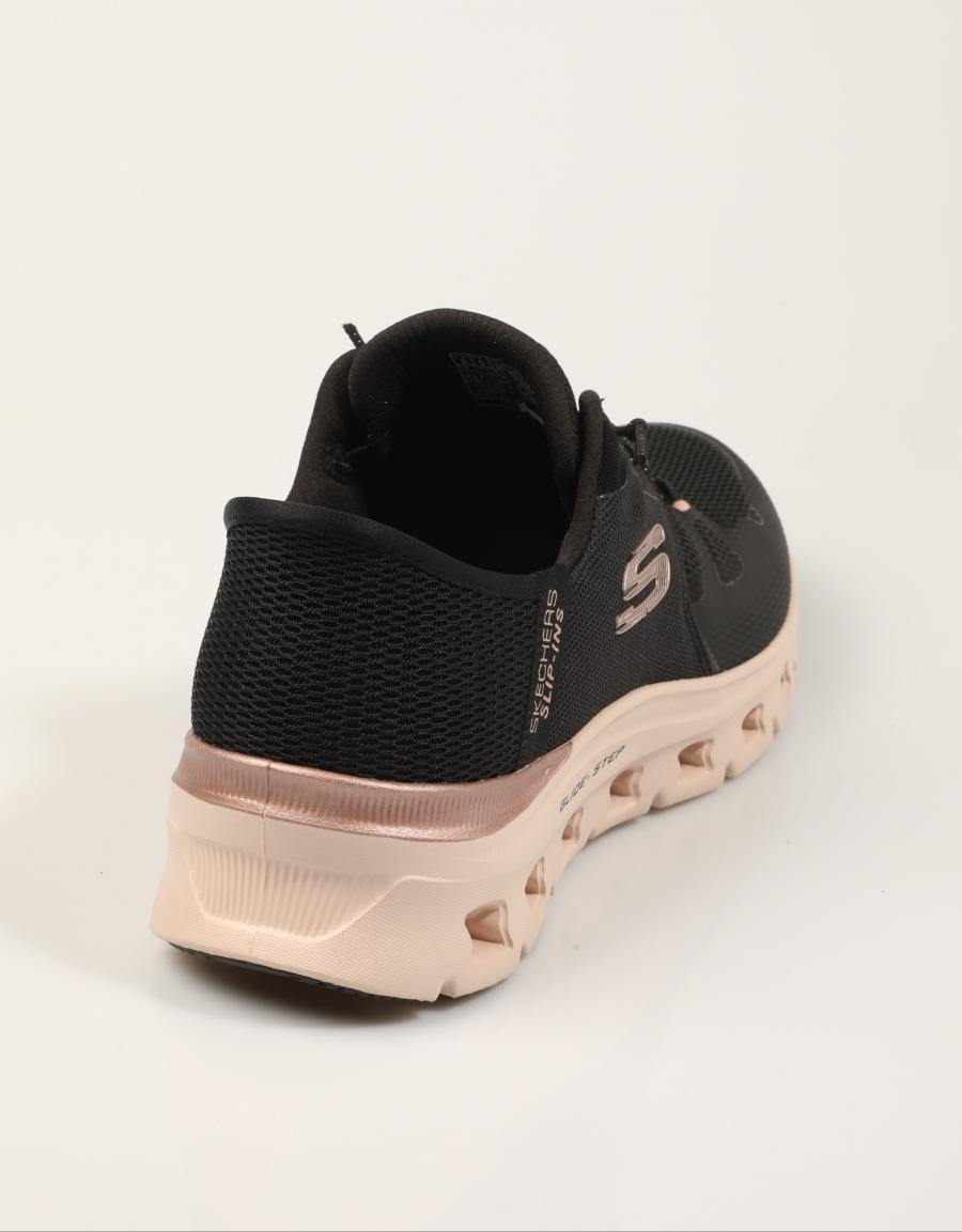 ZAPATILLAS SKECHERS SLIP INS GLIDE STEP BLACK 150438 en color Negro