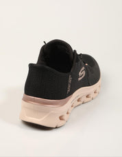 ZAPATILLAS SKECHERS SLIP INS GLIDE STEP BLACK 150438 en color Negro