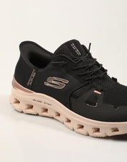 ZAPATILLAS SKECHERS SLIP INS GLIDE STEP BLACK 150438 en color Negro