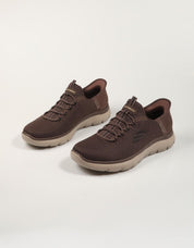 ZAPATILLAS SKECHERS SLIP INS SUMMITS CHOC 232457 en color Marron