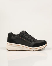 ZAPATILLAS SKECHERS BILLION FLEX BLACK 190370 en color Negro