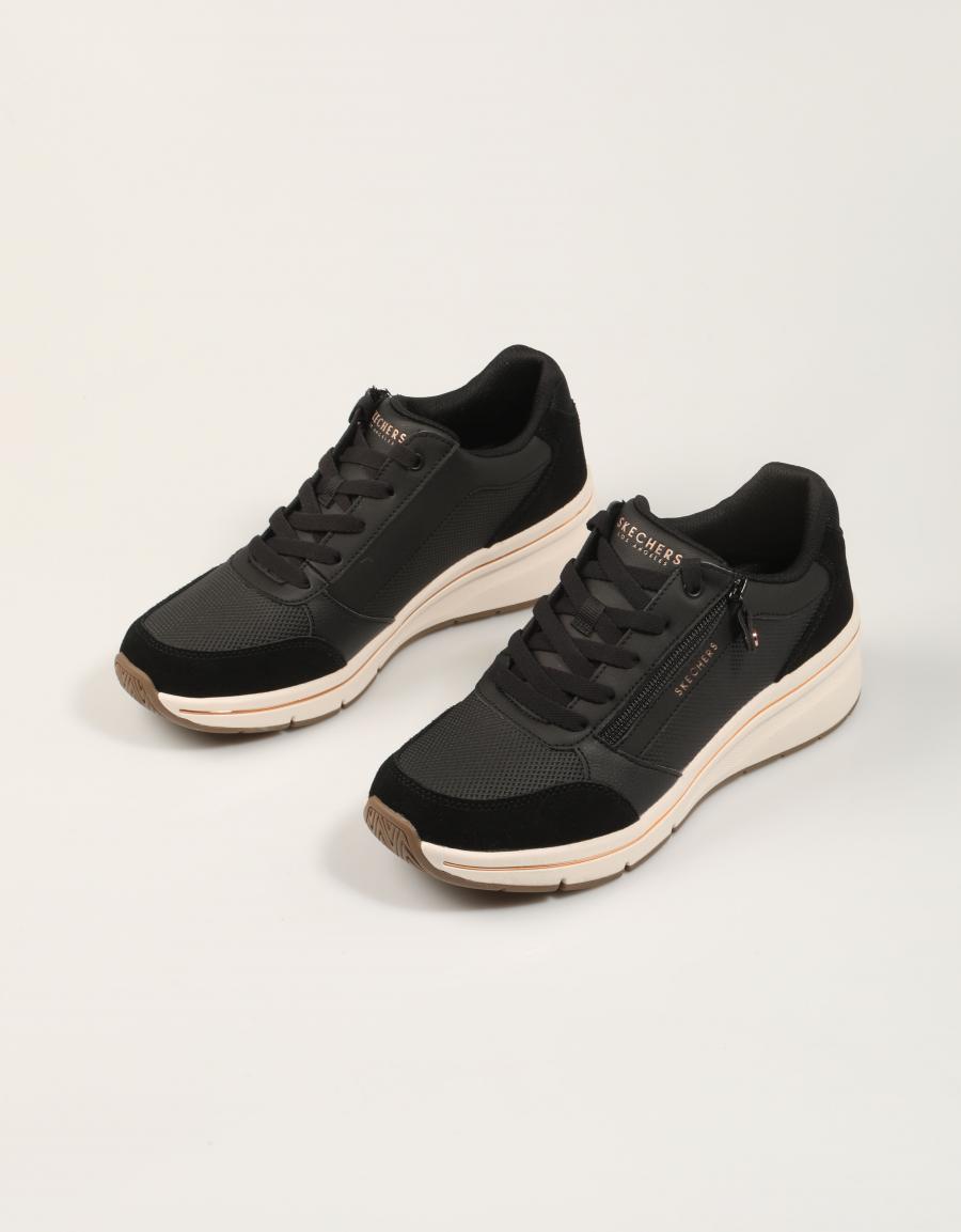 ZAPATILLAS SKECHERS BILLION FLEX BLACK 190370 en color Negro