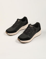 ZAPATILLAS SKECHERS BILLION FLEX BLACK 190370 en color Negro