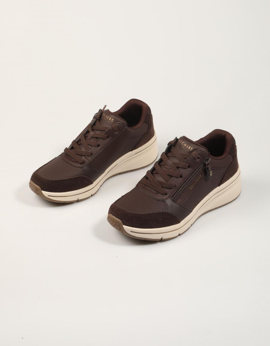 ZAPATILLAS SKECHERS BILLION FLEX CHOCOLATE 190370 en color Marron