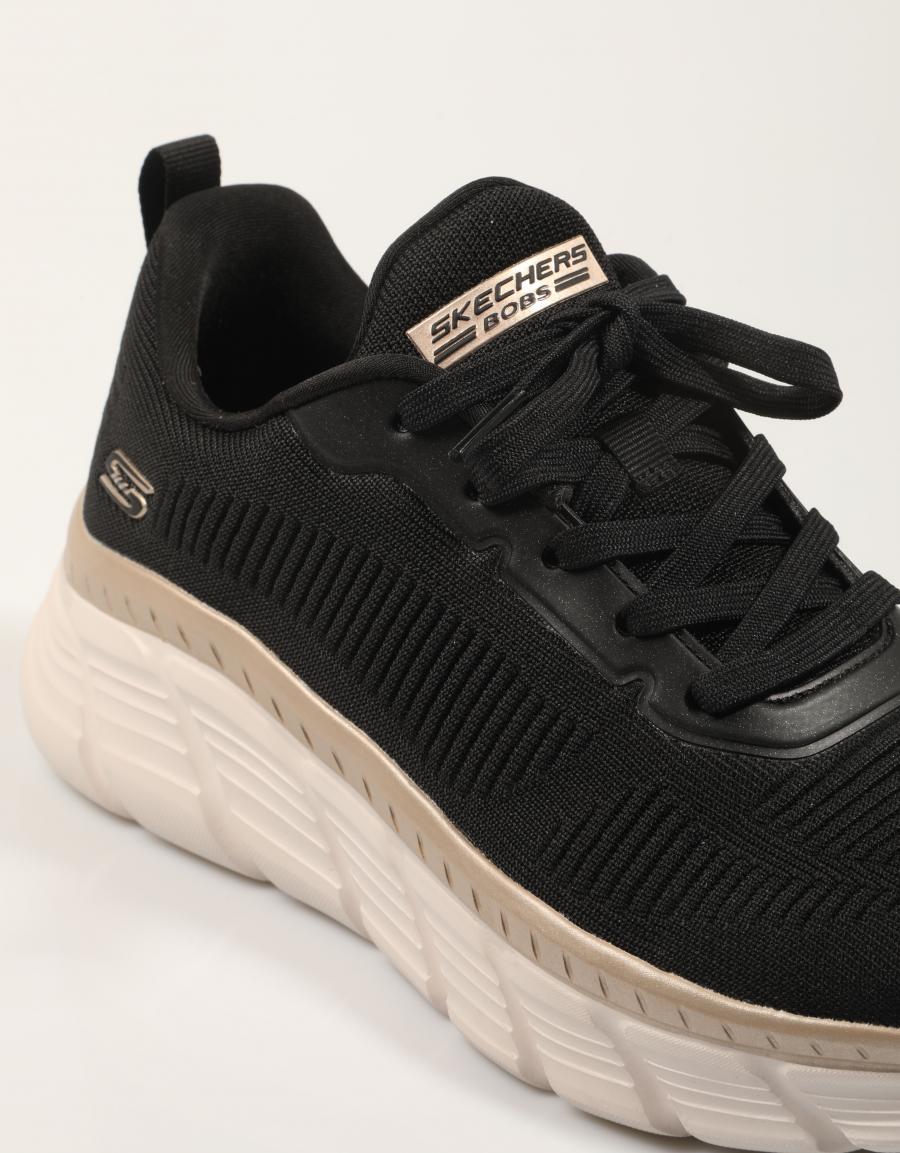 ZAPATILLAS SKECHERS BOBS SPORT BLACK 117385 en color Negro