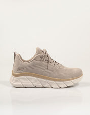 ZAPATILLAS SKECHERS BOBS SPORT TAUPE 117385 en color Taupe