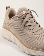 ZAPATILLAS SKECHERS BOBS SPORT TAUPE 117385 en color Taupe