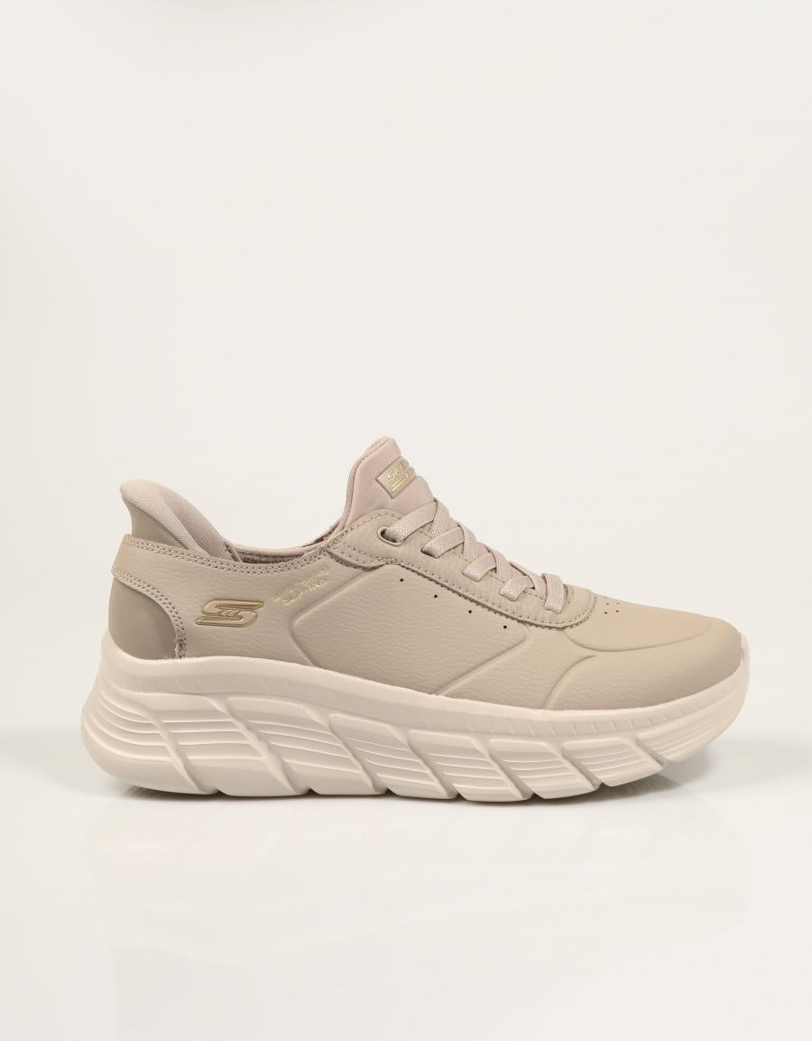 ZAPATILLAS SKECHERS BOBS B FLEX TAUPE 117394 en color Taupe